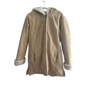 ST. JOHN'S BAY Vintage Women's S Genuine Leather Penny Lane Full Zip Jacket